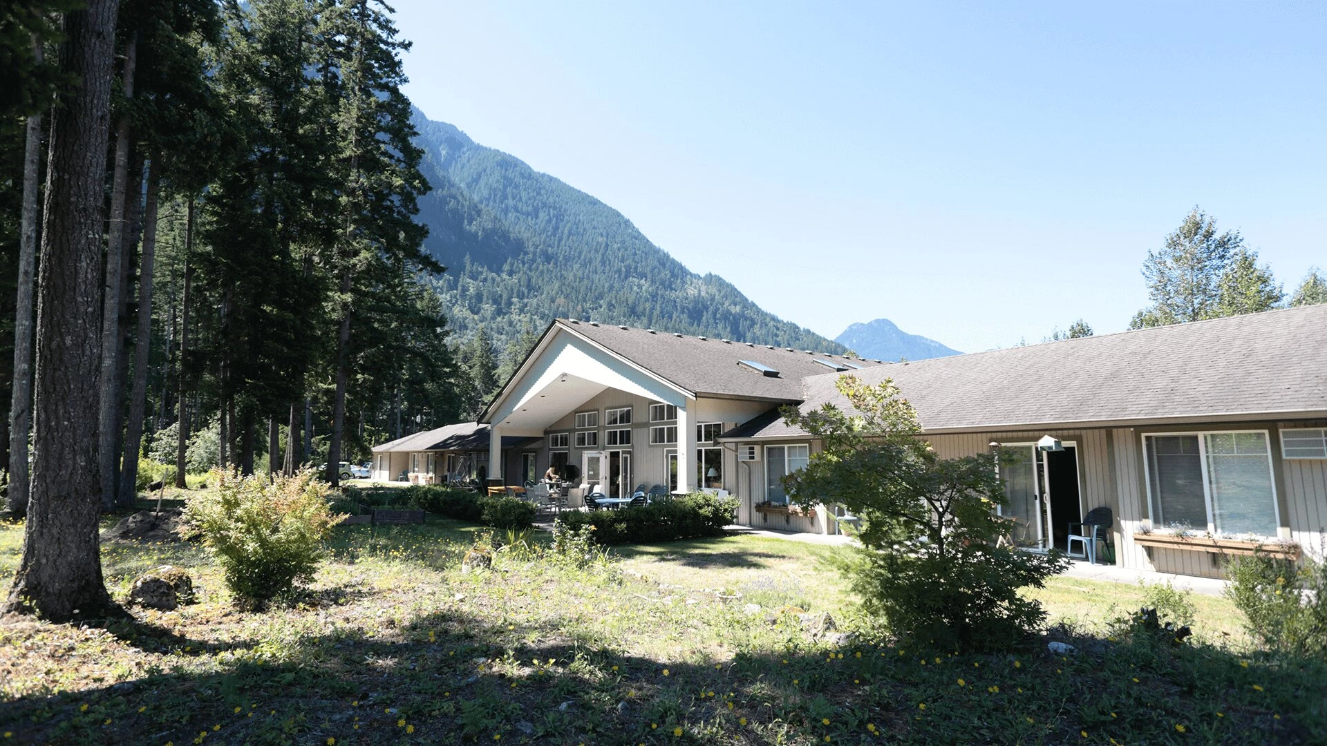 Stunning outside view of Riverside Manor senior housing